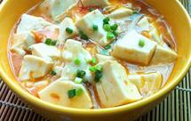 番茄河虾烧豆腐