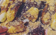 超快手零失败红糖糍粑 总共就到三个食材（自制黄豆粉）