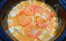 鲜美的咸鸭蛋黄烧豆腐