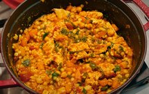 【减脂】291卡 摩洛哥咖喱鹰嘴豆炖鸡