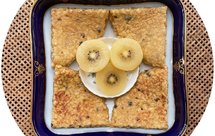 苹果松仁煎饼（少油健康）