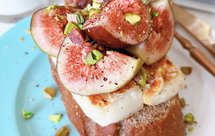 烤哈鲁米无花果开心果三明治/吐司（ref. MissDoraS）