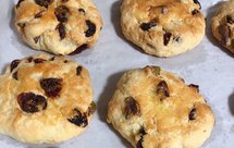 开心果蔓越莓低糖司康