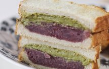 红豆抹茶卡仕达酱三明治（低糖低油版）