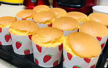 纸杯蛋糕 8寸戚风蛋糕的量