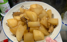 鲍汁干贝白萝卜