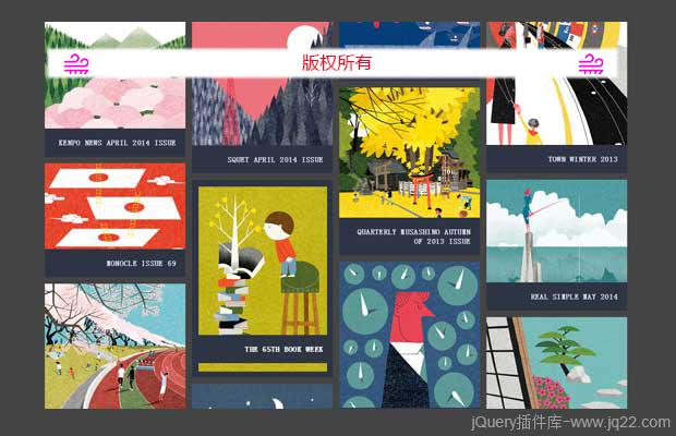 samsunggrid页面滚动时内容加载效果