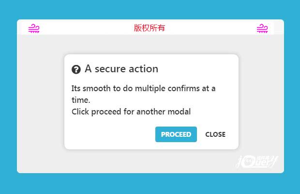 jQuery对话框和确认框插件jqueryconfirm