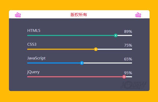 超炫酷的进度条