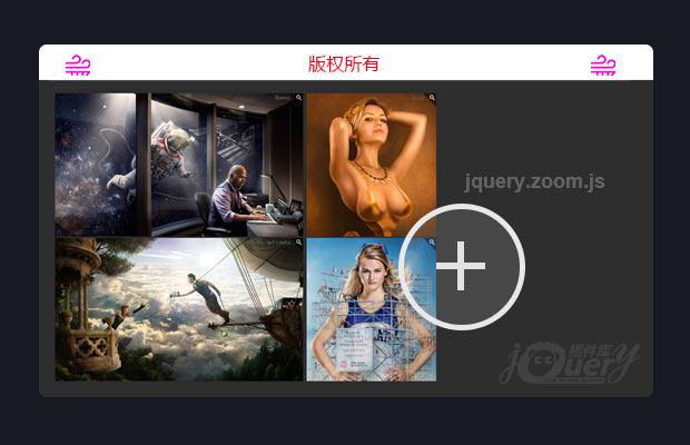 jQuery图片内部缩放和平移插件jquery.zoom.js