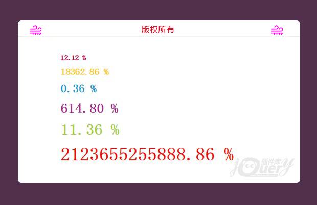 非常简单好用的一个数字滚动插件countUP