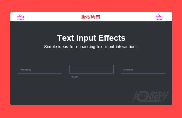 数十种文本输入效果