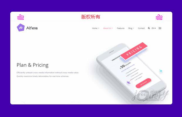 jQuery Bootstrap响应式网站模板