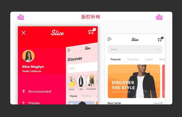 手机app电商销售类网站模板