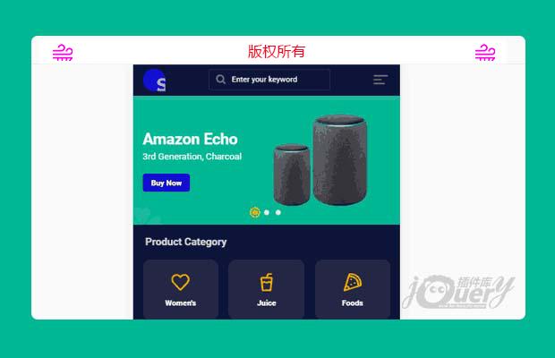 jquery bootstraps移动端购物网站模板