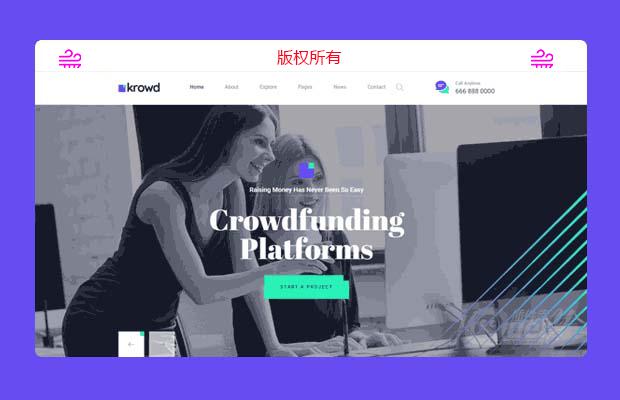 jquery bootstraps响应式公司企业类网站模板