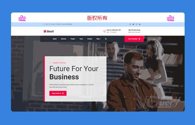 jquery bootstraps响应式多用途企业公司类网站模板