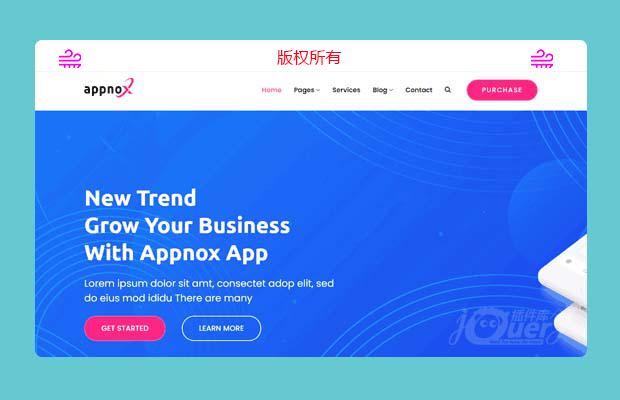 jQuery bootstraps响应式多用途APP产品介绍类网站模板