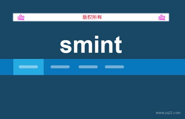 jQuery粘性导航插件smint