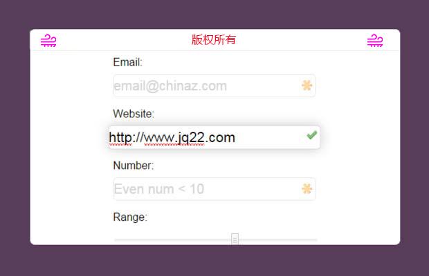 HTML5+CSS3表单验证