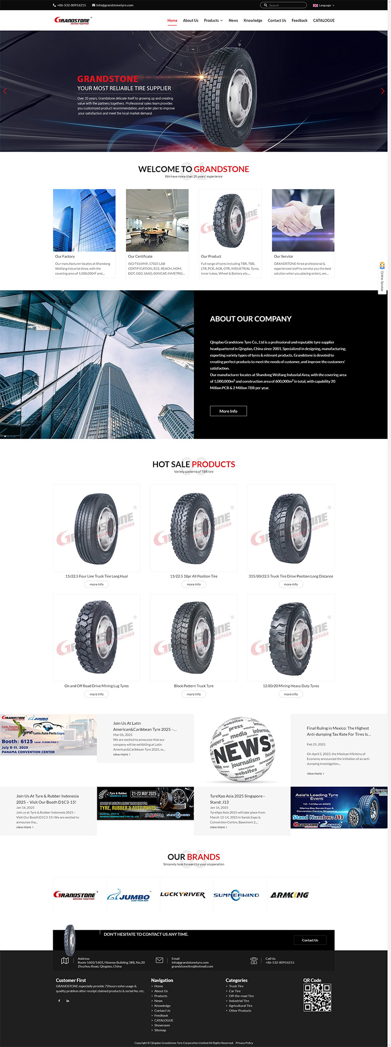 Qingdao Grandstone Tyre Corporation Limited 